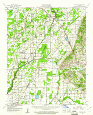 Sedgwick, Arkansas 1959 (1961) USGS Old Topo Map Reprint 15x15 AR Quad 260287