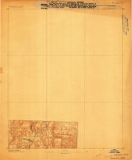 Marshall #3, Arkansas 1889 (1889) USGS Old Topo Map Reprint 15x15 AR Quad 260184