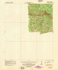 Strong, Arkansas 1939 (1948) USGS Old Topo Map Reprint 15x15 AR Quad 260313