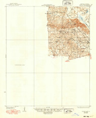 Strong, Arkansas 1937 (1949) USGS Old Topo Map Reprint 15x15 AR Quad 260314