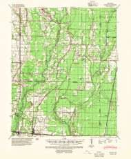 Tilton, Arkansas 1940 (1954) USGS Old Topo Map Reprint 15x15 AR Quad 260322