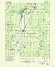 Weiner, Arkansas 1939 (1946) USGS Old Topo Map Reprint 15x15 AR Quad 260369