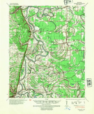 Whitmore, Arkansas 1940 (1954) USGS Old Topo Map Reprint 15x15 AR Quad 260371