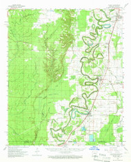 Wilmot, Arkansas 1960 (1966) USGS Old Topo Map Reprint 15x15 AR Quad 260378