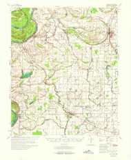 Pace, Mississippi 1970 (1970) USGS Old Topo Map Reprint 15x15 AR Quad 337031