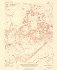 Agathla Peak, Arizona 1952 (1954) USGS Old Topo Map Reprint 15x15 AZ Quad 464554