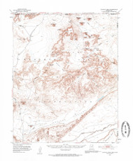 Agathla Peak, Arizona 1952 (1959) USGS Old Topo Map Reprint 15x15 AZ Quad 314295