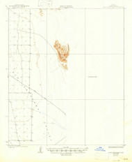 Aguila Mountains, Arizona 1930 (1947) USGS Old Topo Map Reprint 15x15 AZ Quad 314301