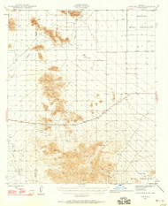 Antelope Peak, Arizona 1946 (1958) USGS Old Topo Map Reprint 15x15 AZ Quad 314314