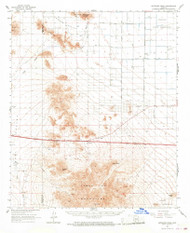 Antelope Peak, Arizona 1963 (1968) USGS Old Topo Map Reprint 15x15 AZ Quad 314321