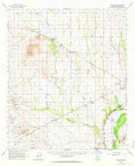 Arlington, Arizona 1962 (1964) USGS Old Topo Map Reprint 15x15 AZ Quad 314333