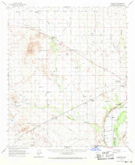 Arlington, Arizona 1962 (1971) USGS Old Topo Map Reprint 15x15 AZ Quad 314332