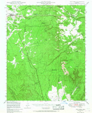 Ash Fork, Arizona 1947 (1968) USGS Old Topo Map Reprint 15x15 AZ Quad 314338
