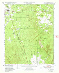 Ash Fork, Arizona 1947 (1978) USGS Old Topo Map Reprint 15x15 AZ Quad 314340