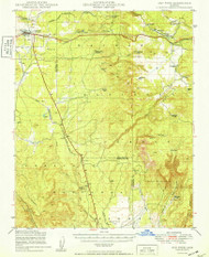 Ash Fork, Arizona 1949 (1949) USGS Old Topo Map Reprint 15x15 AZ Quad 314341