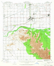 Avondale, Arizona 1946 (1965) USGS Old Topo Map Reprint 15x15 AZ Quad 314343