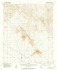 Big Horn Mountains, Arizona 1961 (1963) USGS Old Topo Map Reprint 15x15 AZ Quad 314365