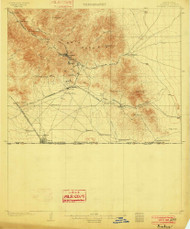 Bisbee, Arizona 1902 (1902) USGS Old Topo Map Reprint 15x15 AZ Quad 314381