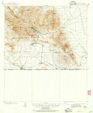 Bisbee, Arizona 1902 (1956) USGS Old Topo Map Reprint 15x15 AZ Quad 314382