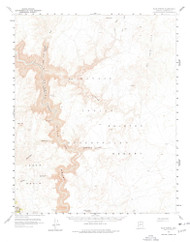 Blue Spring, Arizona 1955 (1978) USGS Old Topo Map Reprint 15x15 AZ Quad 314403