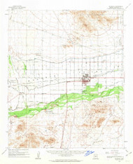 Buckeye, Arizona 1958 (1963) USGS Old Topo Map Reprint 15x15 AZ Quad 314427