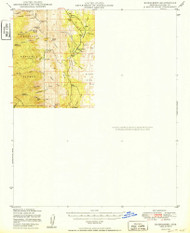 Bumblebee, Arizona 1950 (1950) USGS Old Topo Map Reprint 15x15 AZ Quad 314434