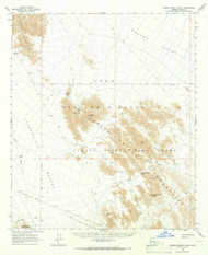 Cabeza Prieta Peak, Arizona 1965 (1966) USGS Old Topo Map Reprint 15x15 AZ Quad 314440