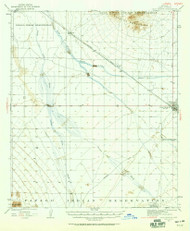 Casa Grande, Arizona 1922 (1959) USGS Old Topo Map Reprint 15x15 AZ Quad 314457