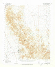 Castle Dome Mountains, Arizona 1965 (1973) USGS Old Topo Map Reprint 15x15 AZ Quad 314462