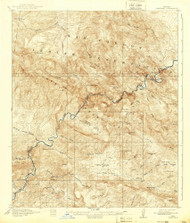 Christmas, Arizona 1917 (1939) USGS Old Topo Map Reprint 15x15 AZ Quad 314476