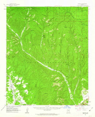 Cibecue, Arizona 1961 (1963) USGS Old Topo Map Reprint 15x15 AZ Quad 314479