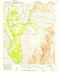 Cibola, Arizona 1951 (1952) USGS Old Topo Map Reprint 15x15 AZ Quad 314482