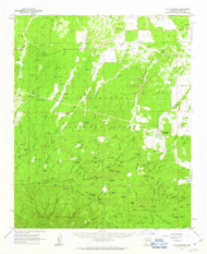 Clay Springs, Arizona 1961 (1963) USGS Old Topo Map Reprint 15x15 AZ Quad 314489