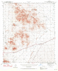 Cocoraque Butte, Arizona 1941 (1942) USGS Old Topo Map Reprint 15x15 AZ Quad 314504