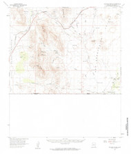 College Peaks, Arizona 1958 (1959) USGS Old Topo Map Reprint 15x15 AZ Quad 314508
