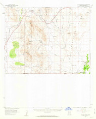 College Peaks, Arizona 1958 (1963) USGS Old Topo Map Reprint 15x15 AZ Quad 314510