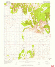 Colorado City, Arizona 1954 (1959) USGS Old Topo Map Reprint 15x15 AZ Quad 315038
