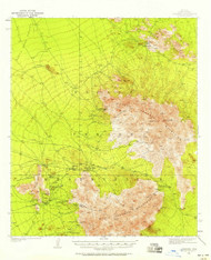 Comobabi, Arizona 1937 (1958) USGS Old Topo Map Reprint 15x15 AZ Quad 314515