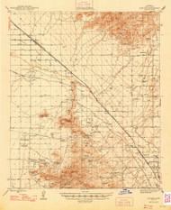 Cortaro, Arizona 1947 (1947) USGS Old Topo Map Reprint 15x15 AZ Quad 314517