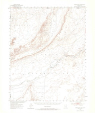Dinnehotso, Arizona 1952 (1965) USGS Old Topo Map Reprint 15x15 AZ Quad 464667