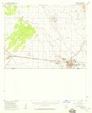 Douglas, Arizona 1958 (1959) USGS Old Topo Map Reprint 15x15 AZ Quad 314550