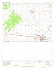 Douglas, Arizona 1958 (1964) USGS Old Topo Map Reprint 15x15 AZ Quad 314549