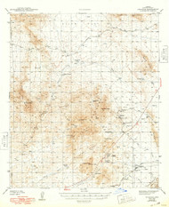 Dragoon, Arizona 1943 (1948) USGS Old Topo Map Reprint 15x15 AZ Quad 314554