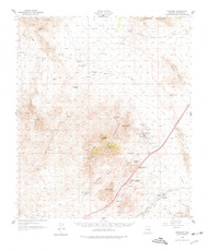 Dragoon, Arizona 1958 (1977) USGS Old Topo Map Reprint 15x15 AZ Quad 314555