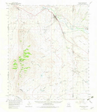 Duncan, Arizona 1960 (1983) USGS Old Topo Map Reprint 15x15 AZ Quad 190462