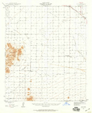 Eloy, Arizona 1947 (1959) USGS Old Topo Map Reprint 15x15 AZ Quad 314573