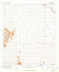 Eloy, Arizona 1963 (1965) USGS Old Topo Map Reprint 15x15 AZ Quad 314576