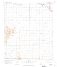 Eloy, Arizona 1963 (1975) USGS Old Topo Map Reprint 15x15 AZ Quad 314575