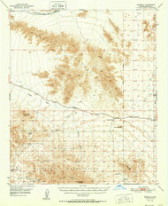 Estrella, Arizona 1951 (1951) USGS Old Topo Map Reprint 15x15 AZ Quad 314586