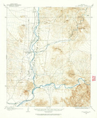 Fort McDowell, Arizona 1904 (1960) USGS Old Topo Map Reprint 15x15 AZ Quad 314605